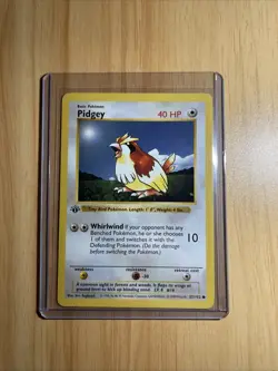 Pokemon TCG Pidgey 1st Edition Shadowless Base Set - Image 1