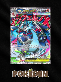 Pokemon Mega Charizard X ex 023 (SEALED) Mega Evolution Promo NM English - Image 1