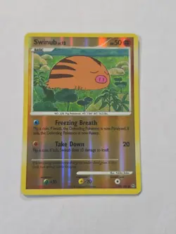 Swinub 77/100 Pokemon Reverse Holo 2008 Stormfront - Image 1