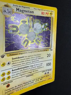 Pokemon Magneton 11/62 Fossil Rara Holo Prima Edizione Wizards ITA Carte Vintage - Image 5