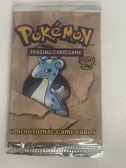 Pokemon Base Set Fossil Pack- Lapras Art, NEW Sealed - Image 1