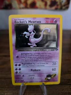 MINT Pokemon TCG Rocket's Mewtwo Gym Challenge 14 Holo Unlimited Holo Rare MINT - Image 1