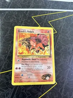 2000 Pokemon Gym Challenge Brock's Vulpix #37/132 - Image 1