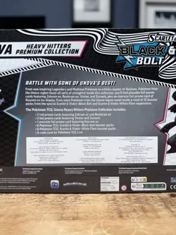 Pokemon Unova Heavy Hitters Premium Collection Black Bolt X1 - New/Sealed 🐲🔥 - Image 5