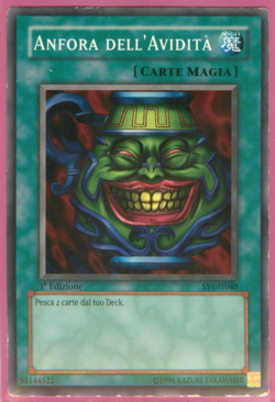 ANFORA DELL'AVIDITA (Pot Of Greed) • Comune • SYE IT040 • 1Ed • Yugioh ANDYCARDS - Image 1