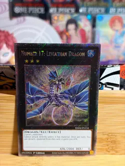 NUMBER 17: LEVIATHAN DRAGON (PCR) RA04-EN1541st Edition Yu-Gi-Oh TCG NM - Image 1