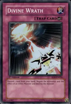 Divine Wrath - Super Rare 1st Edition RDS-EN050 - LP - YuGiOh - Image 1