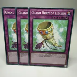 3x Yugioh Grand Horn of Heaven DOCS-EN079 Common - LP-NM 💎 - Image 1