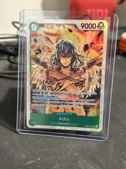 One Piece TCG Adio SR OP09-023 Emperors in the New World English - Image 1