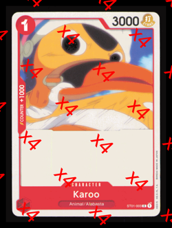 ST01-003 Karoo Starter Deck 1 Straw Hat Crew - Romance Dawn One Piece CCG x4 NM - Image 1