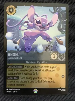Disney Lorcana Angel - Experiment 624 191/204 Legendary Winterspell- Foil - Image 1