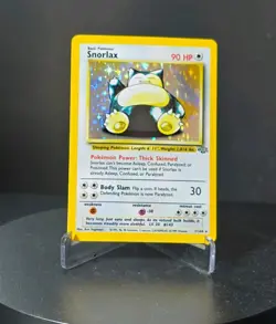 Pokemon Snorlax 11/64 Jungle Holo Rare Unlimited 90 HP Wizards Card 1999 - Image 1