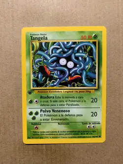 1st Edition SPANISH Tangela 66/102 Base Set - Common Pokemon Card - NM/Mint - Image 1