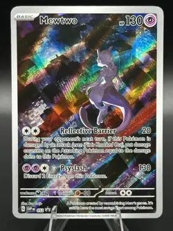 Mew ex 053 + Mewtwo 052 Scarlet & Violet 151 UPC Promo Card Lot Holo NM - Image 2