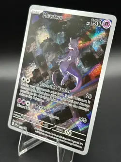 Mew ex 053 + Mewtwo 052 Scarlet & Violet 151 UPC Promo Card Lot Holo NM - Image 4