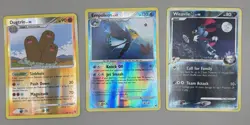 2009 Pokemon Platinum Reverse Holo 3 Card Lot Empoleon Dugtrio NM - Image 1