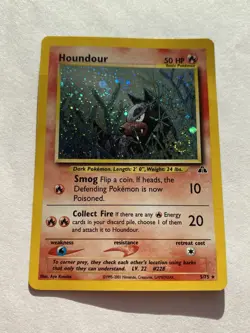 Houndour 5/75 Neo Destiny Holo (year 2001) Pokemon Card - Image 1