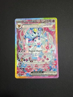Pokemon TCG Sylveon EX Card Sir 156/131 Prismatic Evolutions English - Image 2