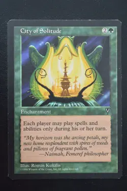 Magic The Gathering MTG CITY OF SOLITUDE Visions LP Lightly Played - Image 1