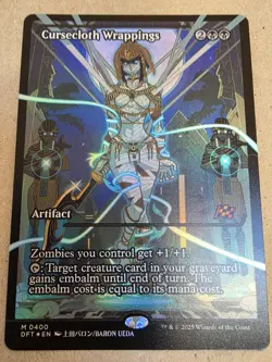 Cursecloth Wrappings - Foil (Showcase) Aetherdrift - Mtg - Image 1