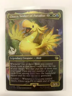 Choco, Seeker of Paradise (Borderless) (Chocobo Track Foil) Final Fantasy Foil - Image 1
