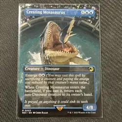 MTG Cresting Mosasaurus (Borderless) (2) | NM | Jurassic World Collection {REX} - Image 1