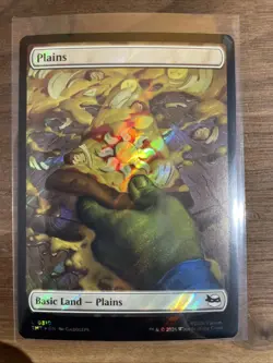 Full Art Plains 310 Surge Foil Teenage Mutant Ninja Turtles TMNT TMC MTG Magic - Image 1