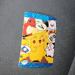 Pokemon Pocket Monsters Vending Prism Holo Vintage Sticker #449 PIKACHU rare - Image 3