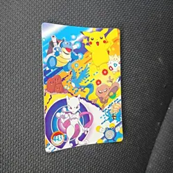 Pokemon Pocket Monsters Vending Prism Holo Vintage Sticker #449 PIKACHU rare - Image 5