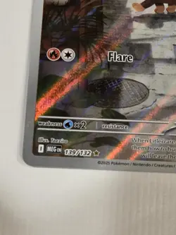 Pokemon TCG Litleo IR 139/132 Illustration Rare Pokemon Mega Evolution Full Art - Image 4
