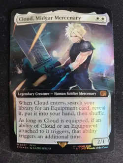 MTG Cloud, Midgar Mercenary FF: FINAL FANTASY 427 Extended Art *FOIL* - Image 1