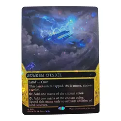 Sunken Citadel #131 Foil Borderless Galaxy Foil Rare MTG 25 EOE: Stellar Sights - Image 1