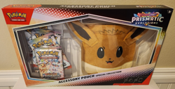 Pokemon Prismatic Evolutions Accessory Pouch Special Collection Box Sealed - Image 1