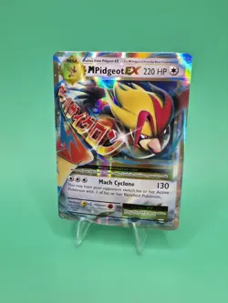 M Pidgeot EX 65/108 Mega Evolutions Holo Foil Card 2016 Pokemon TCG - LP + - Image 1