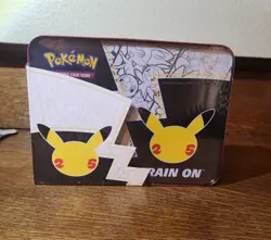 Pokemon Celebrations 25th Anniversary Collector's Chest TIN FACTORY SEALED - Image 3