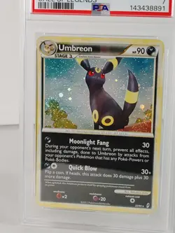 Umbreon - Holo/swirl - Call of Legends 2011 - Pokemon #22 - PSA 7 - Image 3