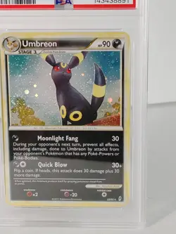 Umbreon - Holo/swirl - Call of Legends 2011 - Pokemon #22 - PSA 7 - Image 4