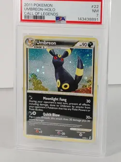 Umbreon - Holo/swirl - Call of Legends 2011 - Pokemon #22 - PSA 7 - Image 5