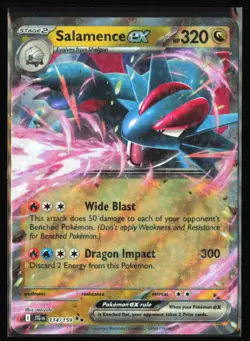 Salamence ex Holo 114/159 SV09: Journey Together - Pokemon TCG - NM - Image 1