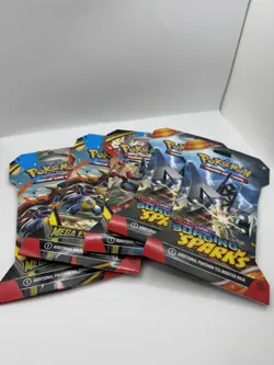 Pokemon TCG Mega Evolution& Surg Sparks Sleeved Pk Art Bundl of 5 Factory Sealed - Image 5