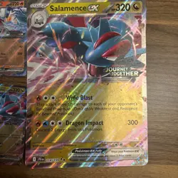Pokemon - Reshiram ex 030/159 & Salamence ex 114/158 STAMPED Journey Together - Image 4