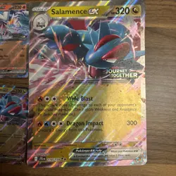Pokemon - Reshiram ex 030/159 & Salamence ex 114/158 STAMPED Journey Together - Image 5