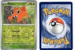 PARAS 046/165 COMMON 151 POKEMON REVERSE HOLO NM - Image 1