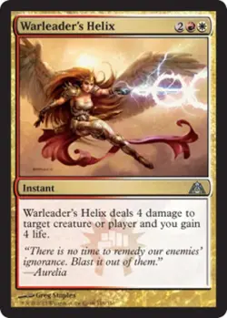 Warleader's Helix - Light Play MTG Dragon's Maze - Image 1