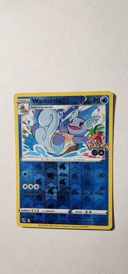 Wartortle Uncommon Pokemon GO 016/078 NM Reverse Holo - Image 1