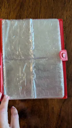 VTG Pokemon Charizard Red Binder With Snap Closure 2002 Empty RS12 - Image 3