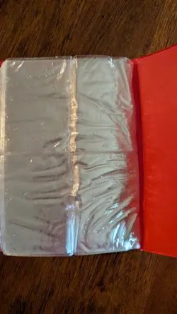 VTG Pokemon Charizard Red Binder With Snap Closure 2002 Empty RS12 - Image 5