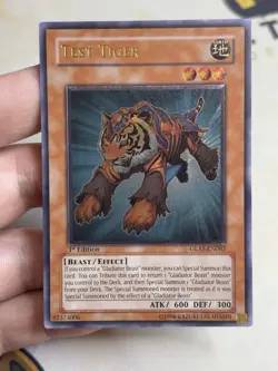 Test Tiger GLAS-EN082 Ultimate Rare 1st Edition YuGiOh! NM EURO - Image 2