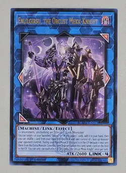 Yugioh Enlilgirsu, the Orcust Mekk-Knight BLMM-EN053 Ultra Rare 1st Ed NM Holo - Image 1