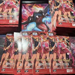 One Piece - Heroines Edition EB-03 English - Lot of 25 Sleeved Booster Packs - Image 1